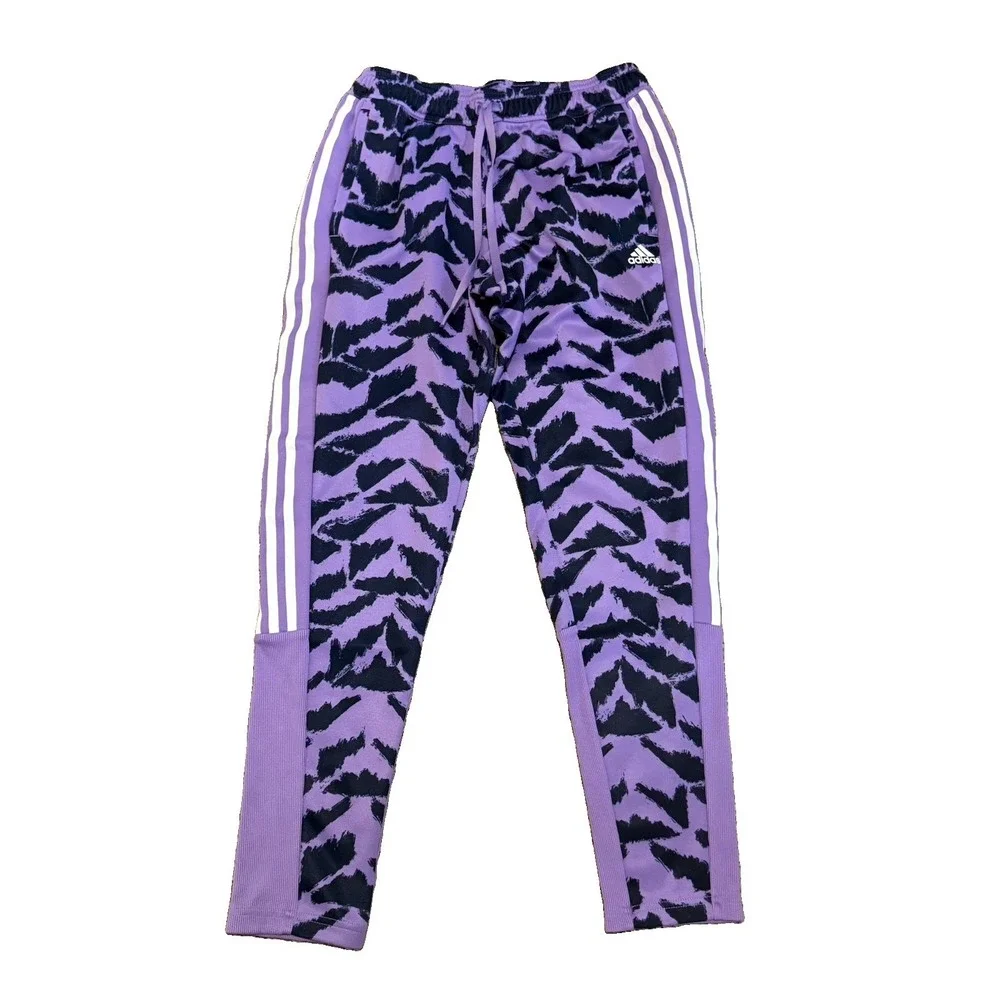 adidas Men's Sportswear Tiro Lifestyle Track Pants HS3299 Size M Purple Black